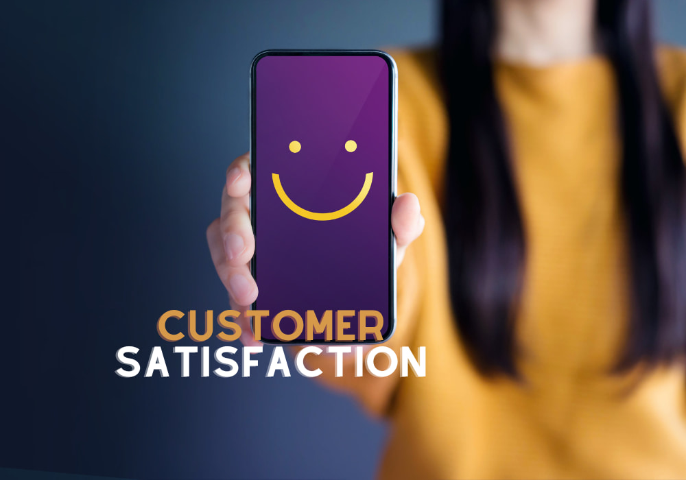 CSAT調査　女性とスマートフォン　customer satisfaction