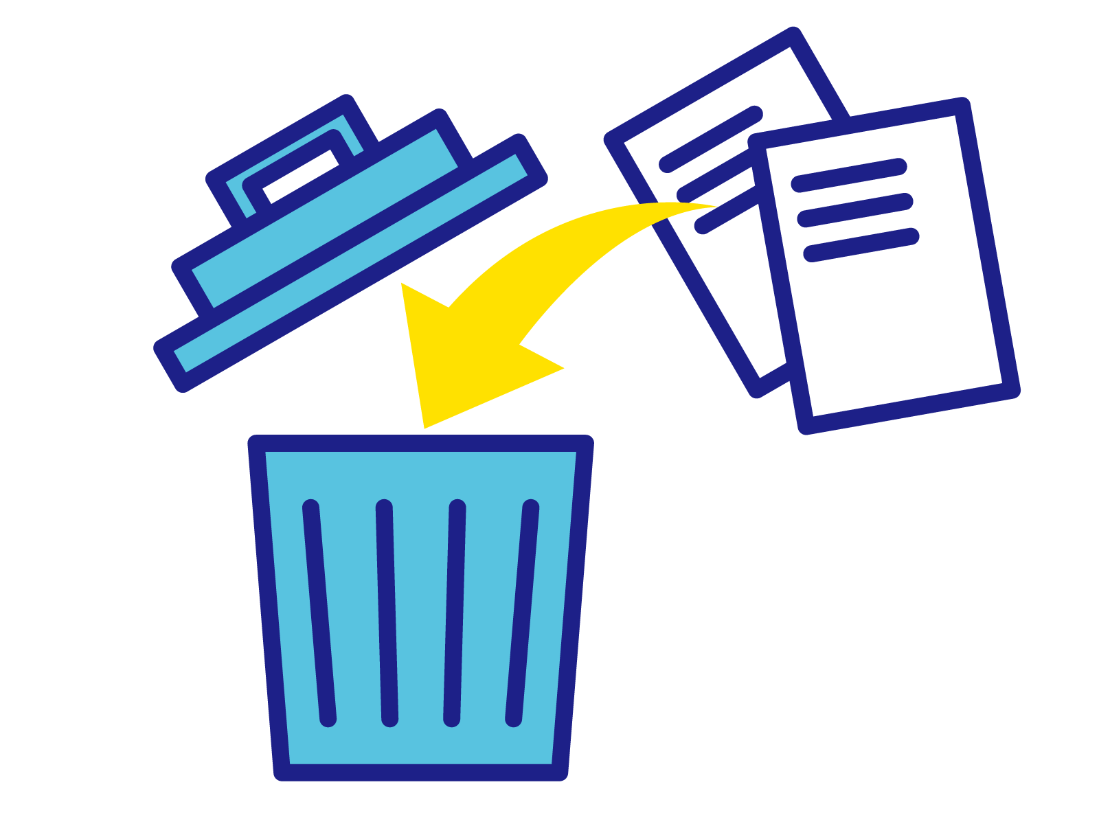 Webアンケート結果分析の基本　不必要なデータを排除　ゴミ箱とドキュメント