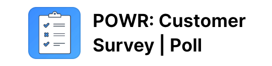 Powr survey shopify